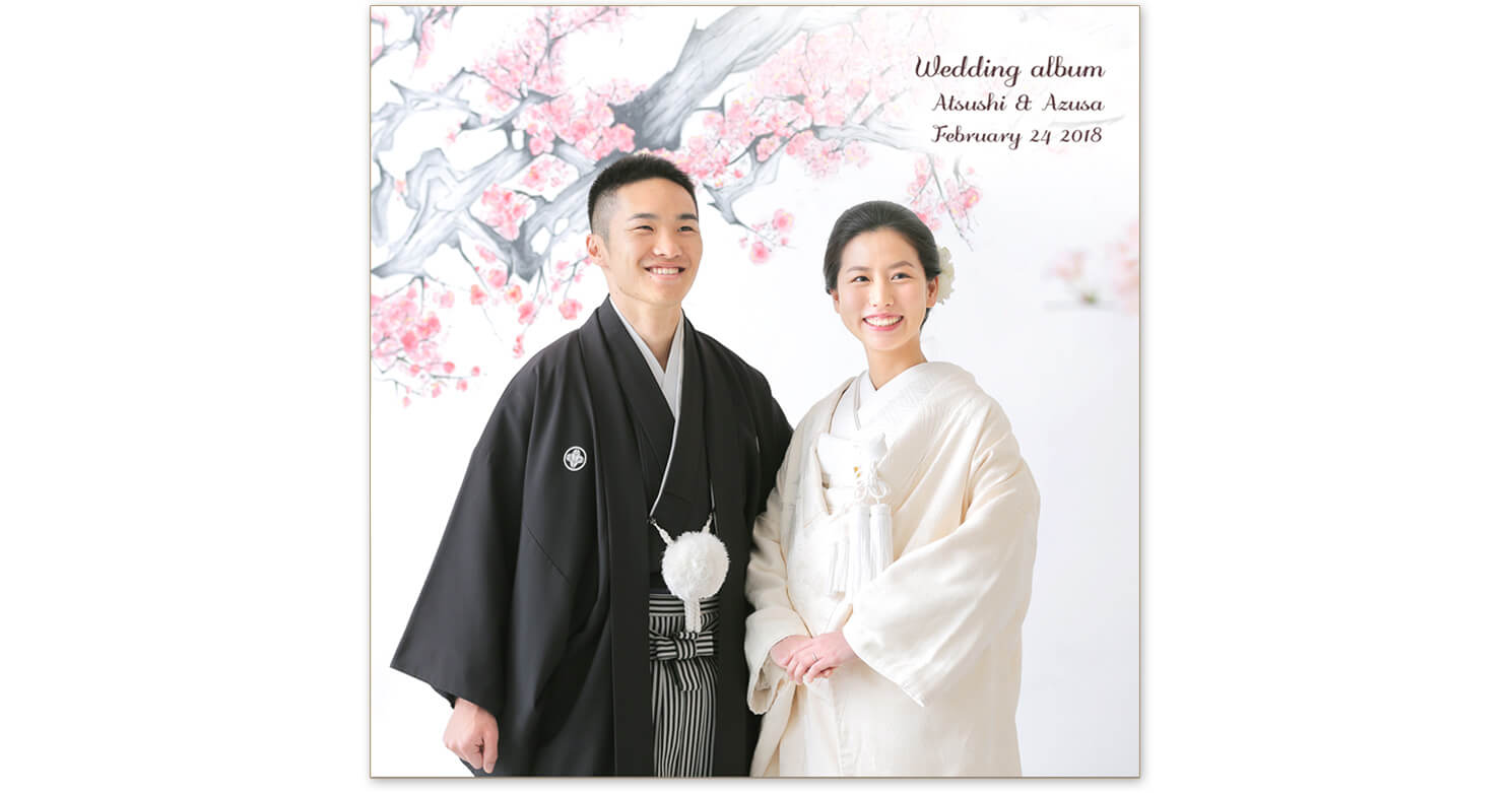 ルシアスガーデン 結婚式アルバム 表紙