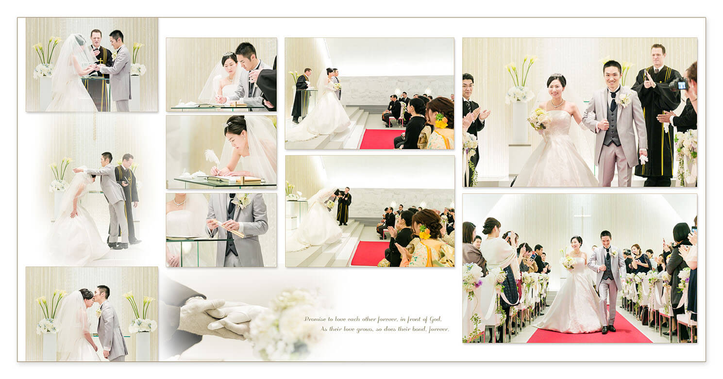 19～20ページ ルシアスガーデン 結婚式アルバム