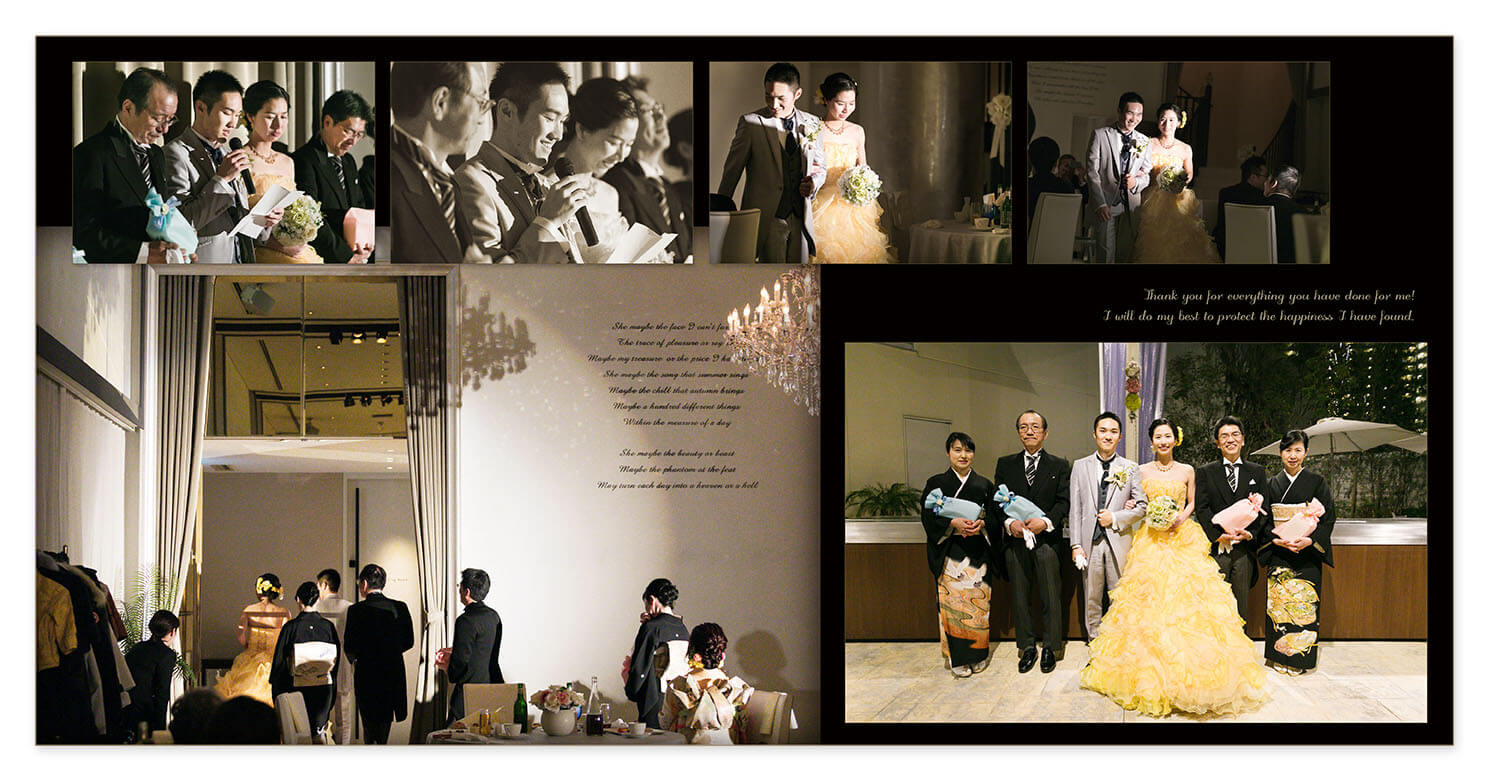 37～38ページ ルシアスガーデン 結婚式アルバム