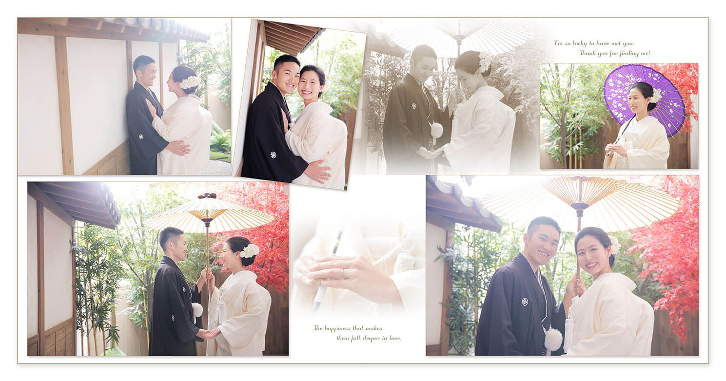 3～4ページ 前撮り 結婚アルバム