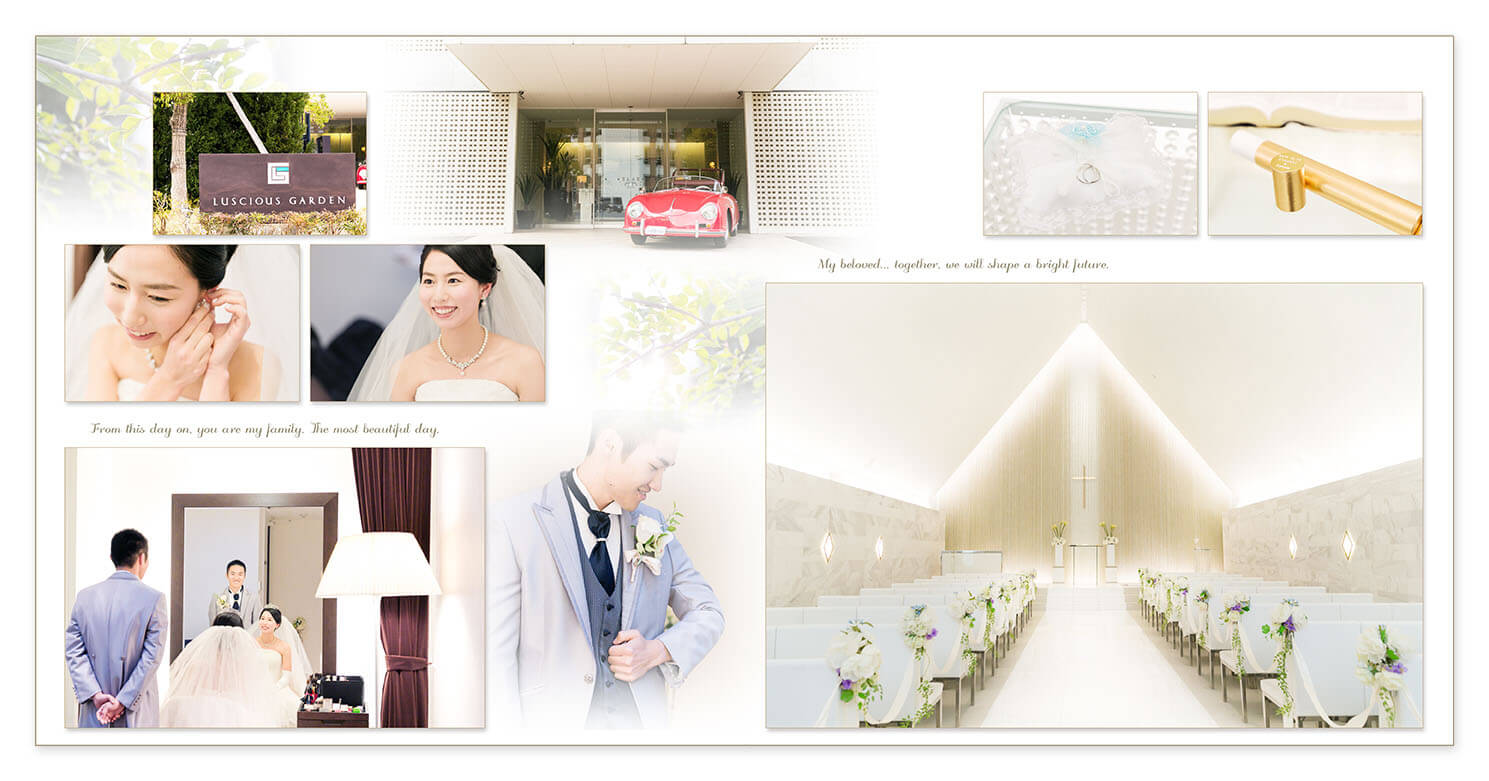 9～10ページ ルシアスガーデン 結婚式アルバム
