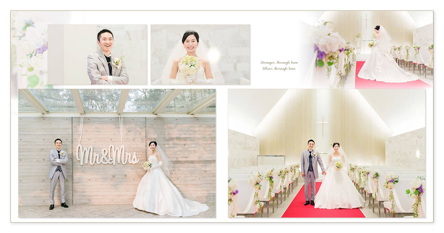 11～12ページ ルシアスガーデン 結婚式アルバム