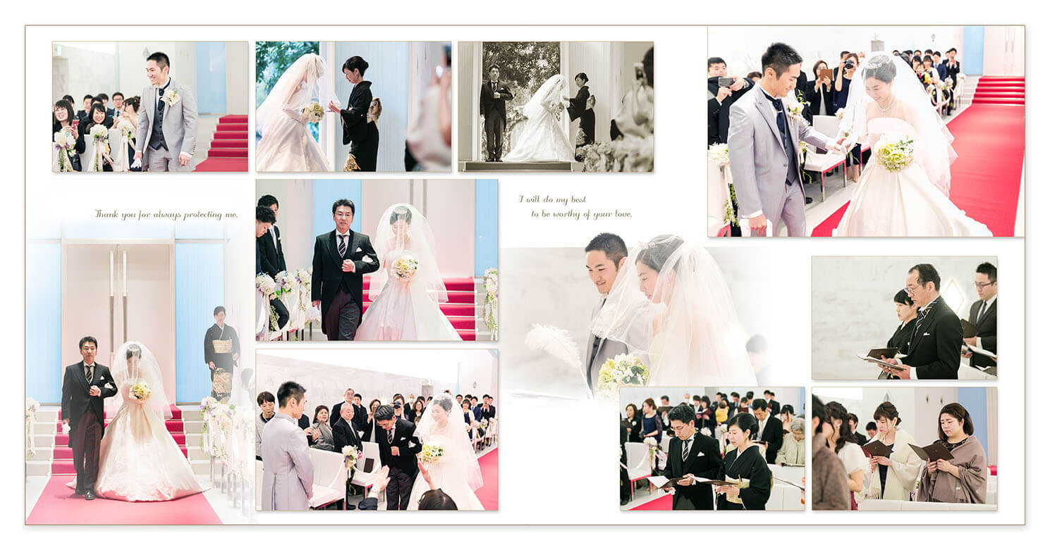 15～16ページ ルシアスガーデン 結婚式アルバム