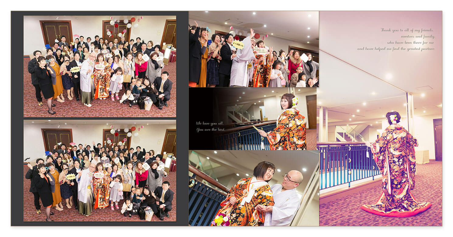 29～30ページ クラウンパレス知立 披露宴アルバム