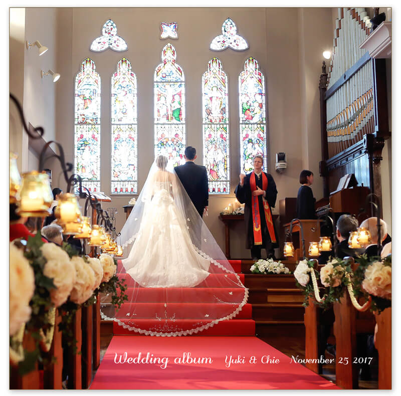 京都セントアンドリュース教会 結婚式アルバム 表紙
