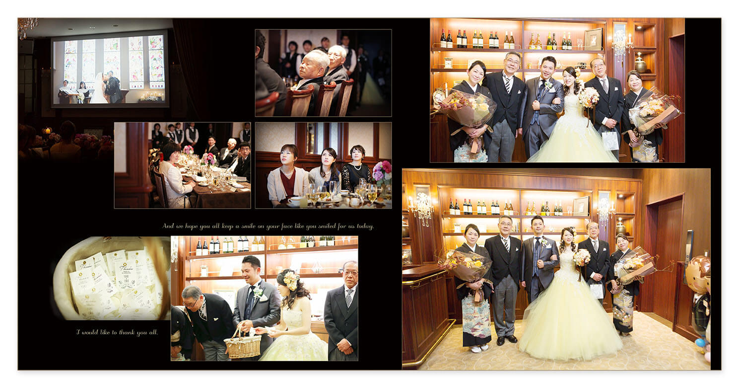 29～30ページ 京都セントアンドリュース教会 結婚式アルバム