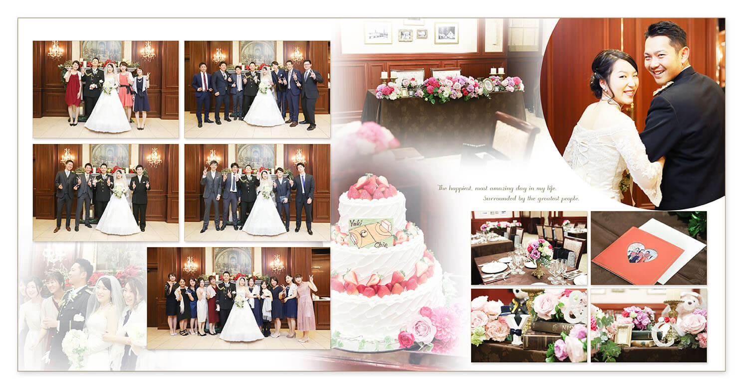 15～16ページ 京都セントアンドリュース教会 結婚式アルバム