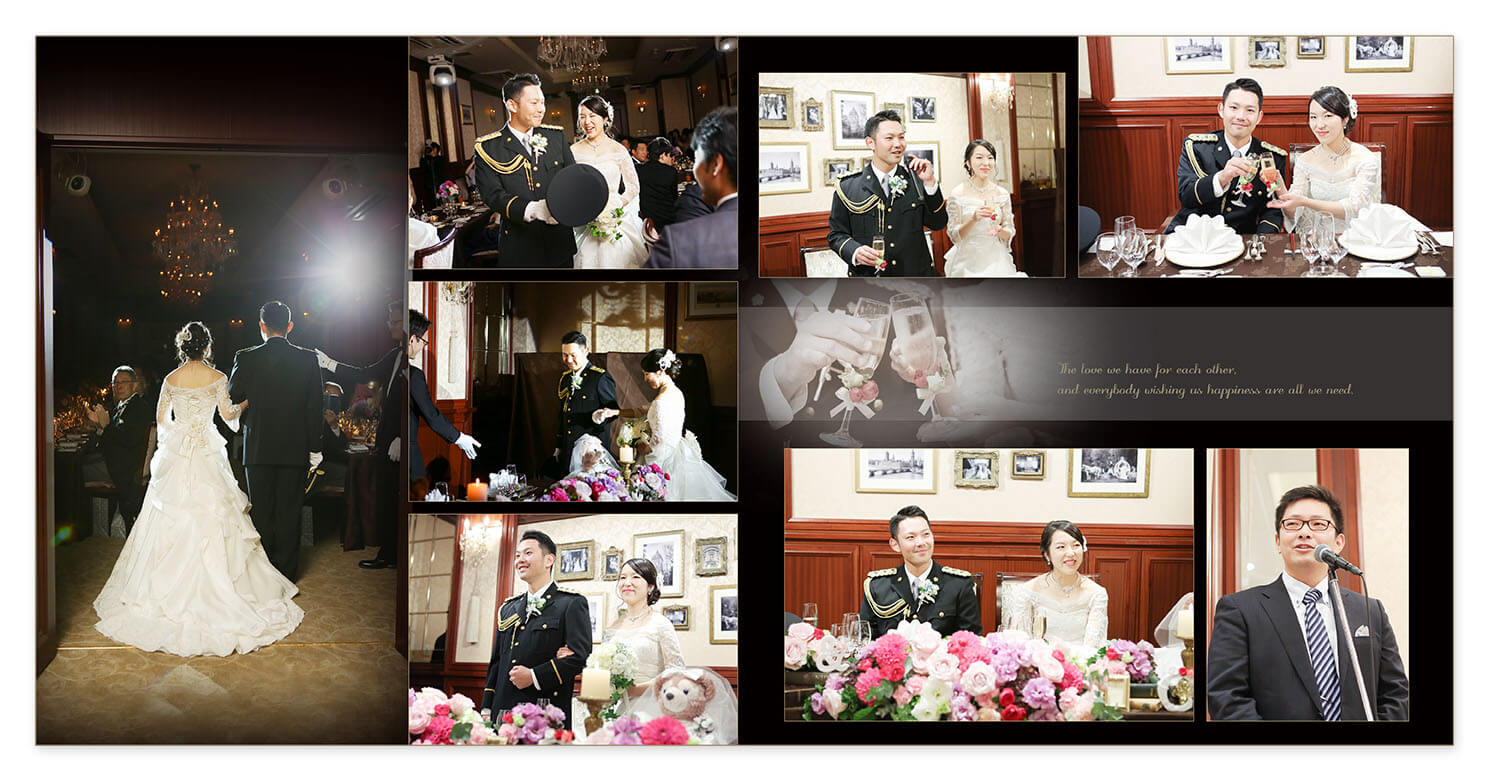 17～18ページ 京都セントアンドリュース教会 結婚式アルバム