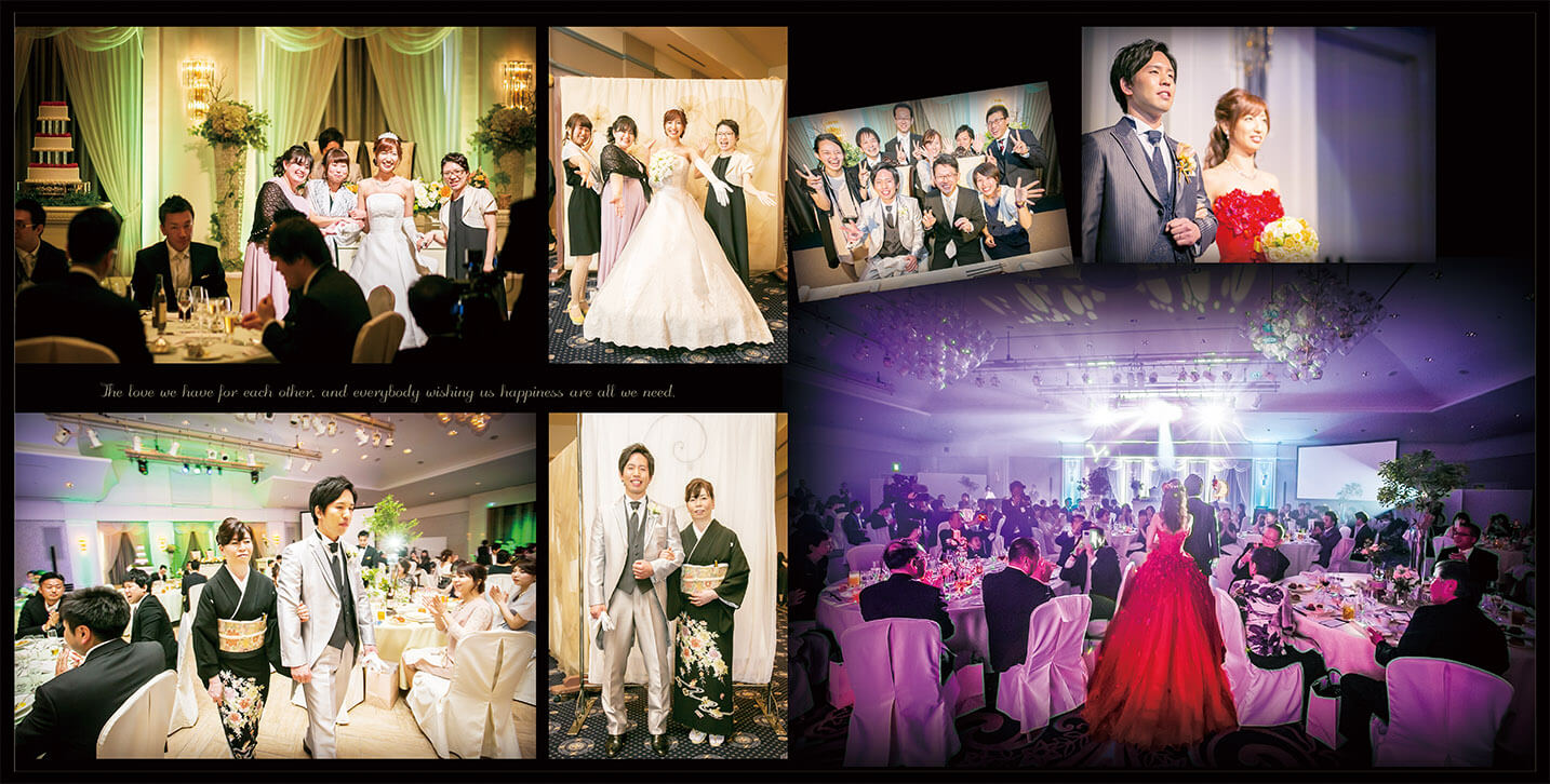 19～20ページ ホテルオークラ東京ベイ結婚式アルバム