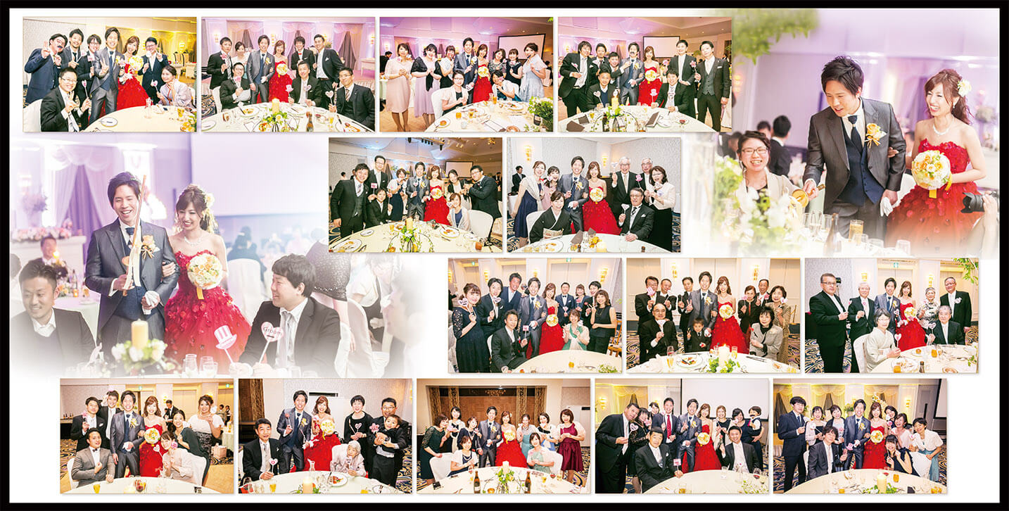 21～22ページ ホテルオークラ東京ベイ結婚式アルバム