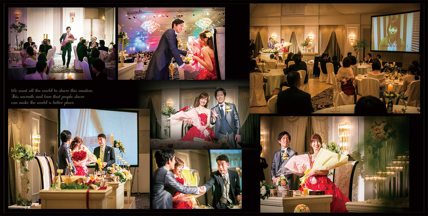 25～26ページ ホテルオークラ東京ベイ結婚式アルバム