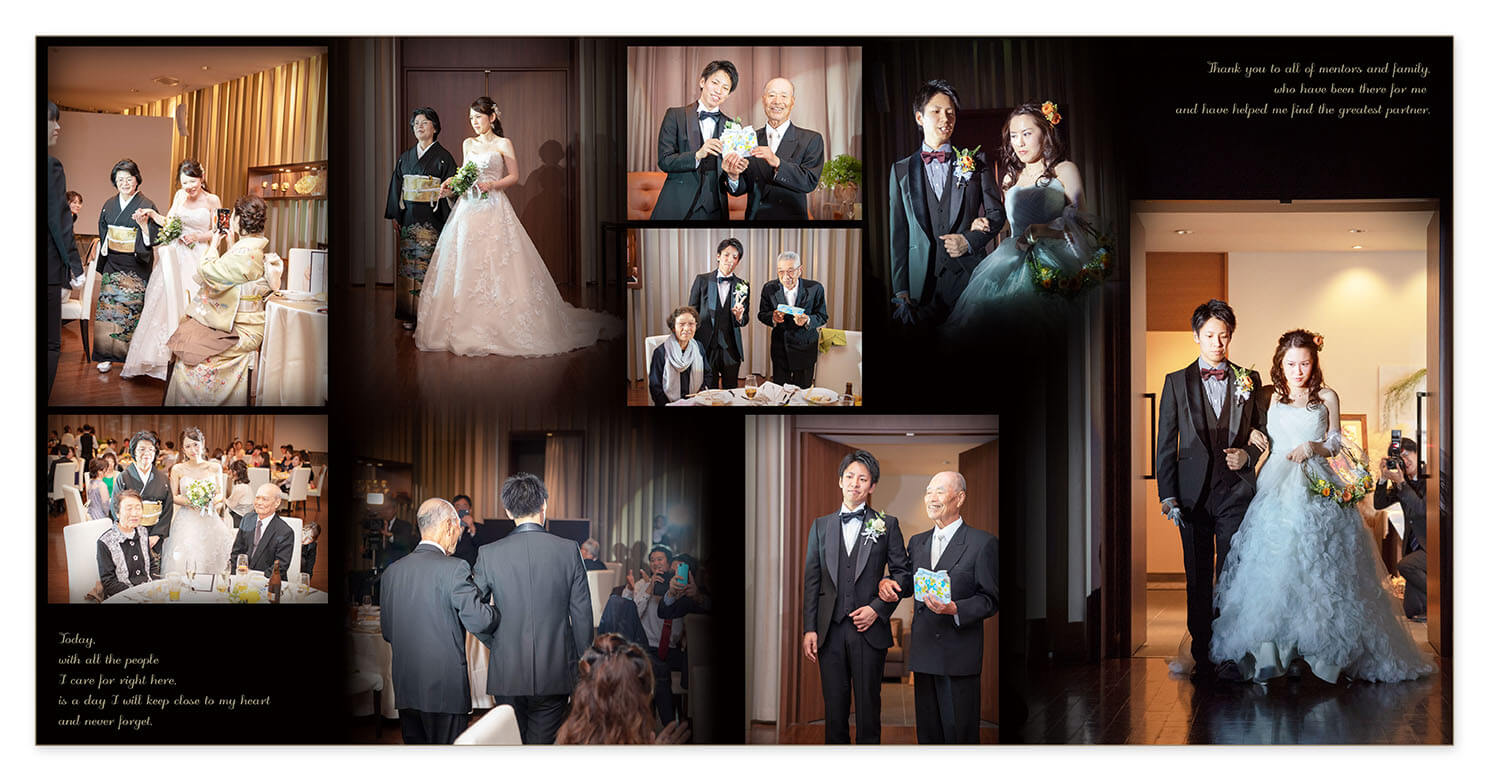21～22ページ ブリーズレイ 結婚式アルバム