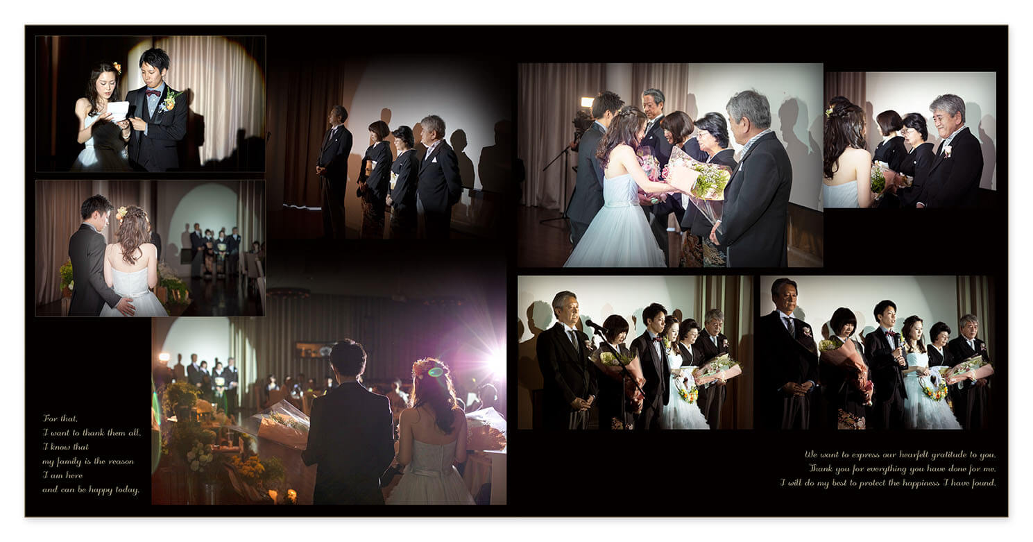 27～28ページ ブリーズレイ 結婚式アルバム