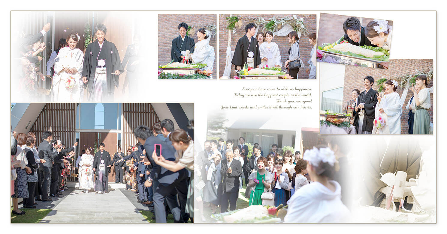 13～14ページ ブリーズレイ 結婚式アルバム