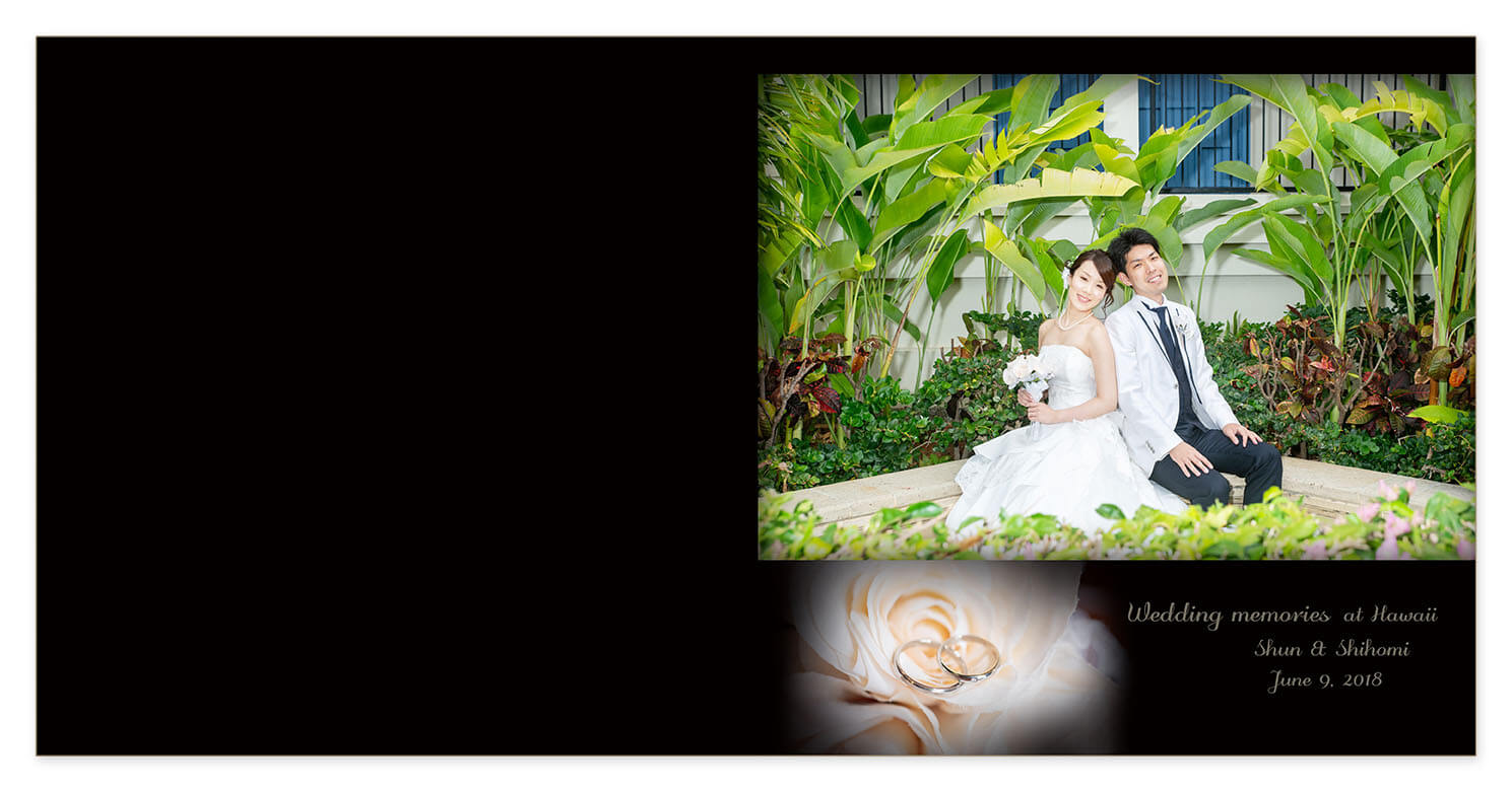 1～2ページ セント・ピータース・エピスコパル教会 結婚式アルバム