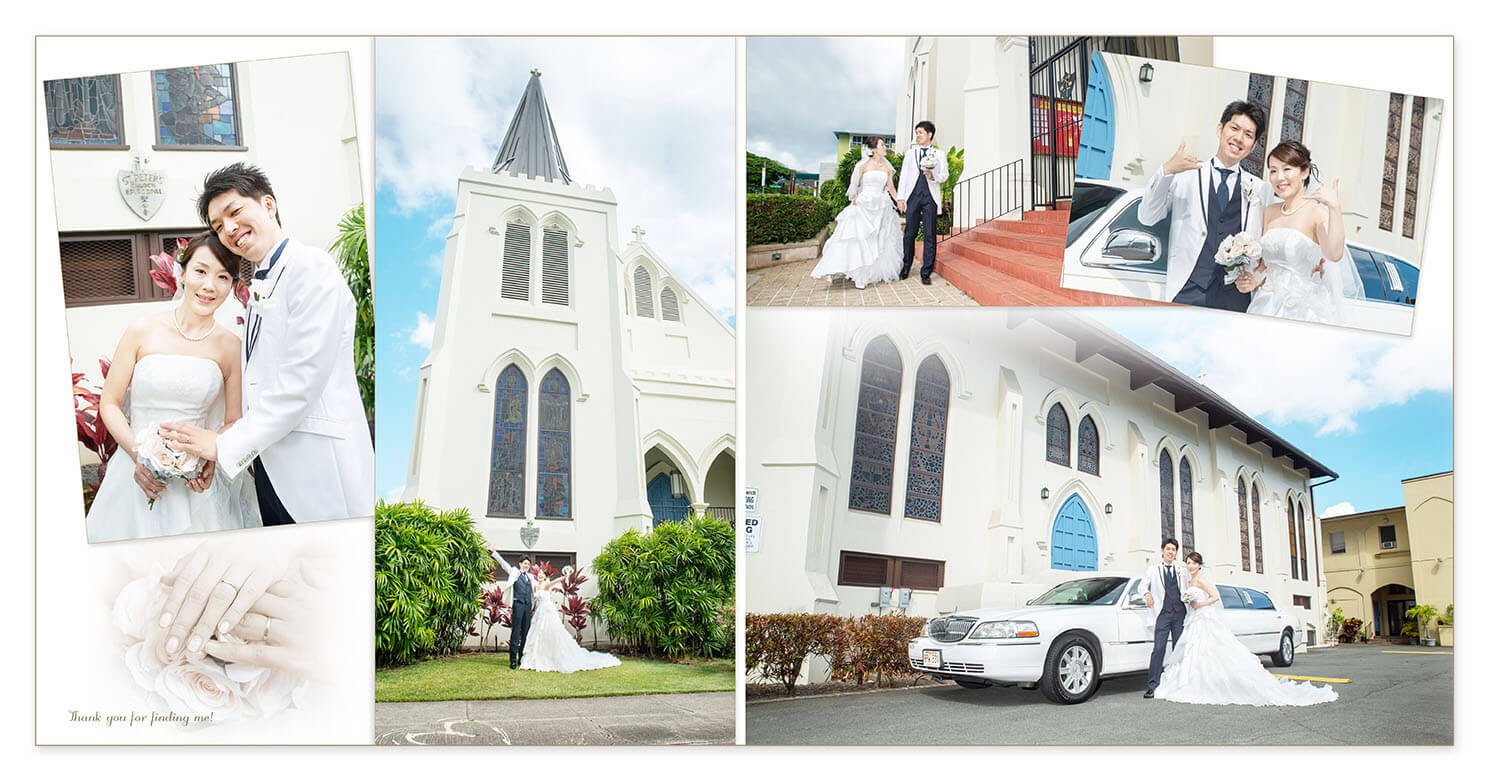 21～22ページ セント・ピータース・エピスコパル教会 結婚式アルバム