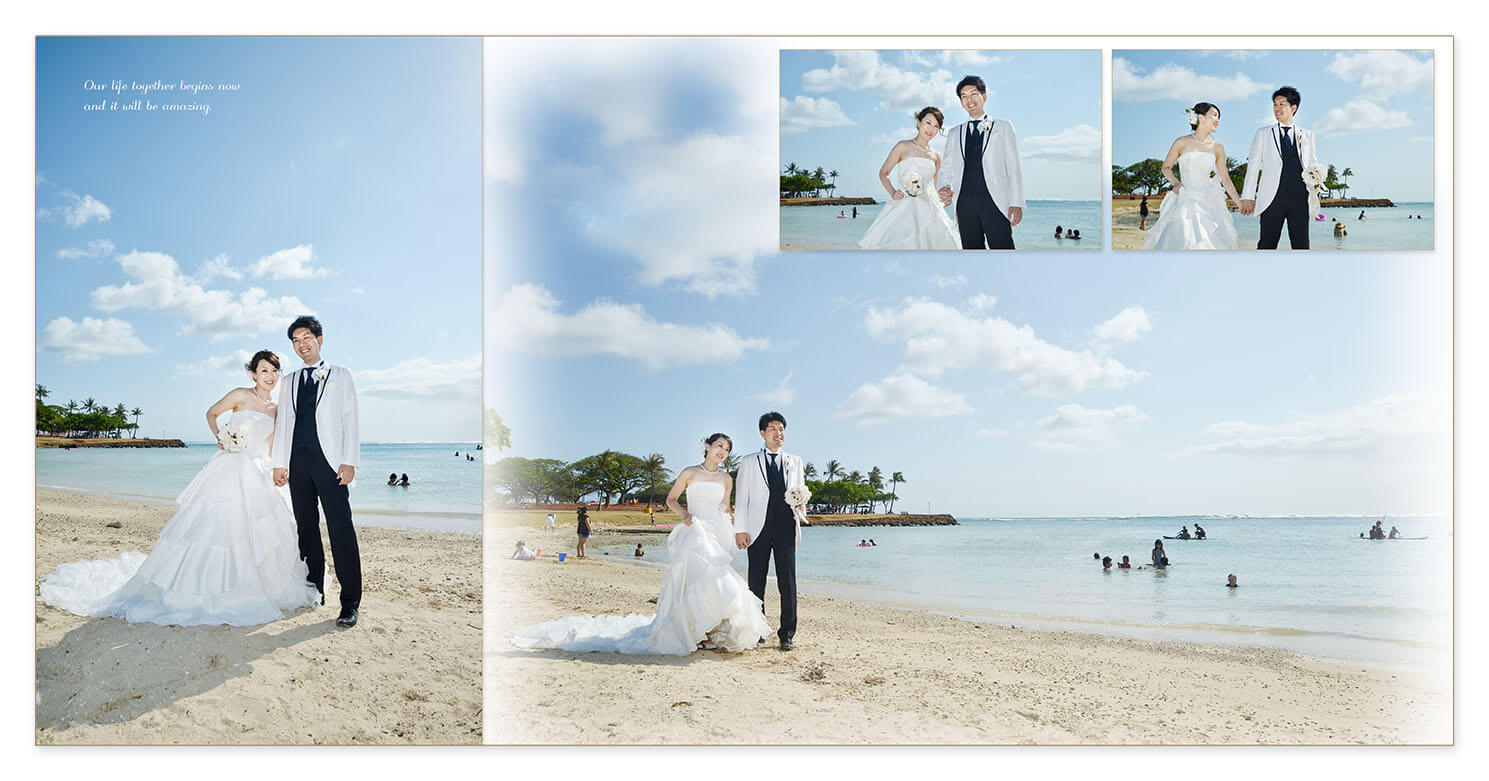 23～24ページ ハワイ・ビーチフォトウエディング