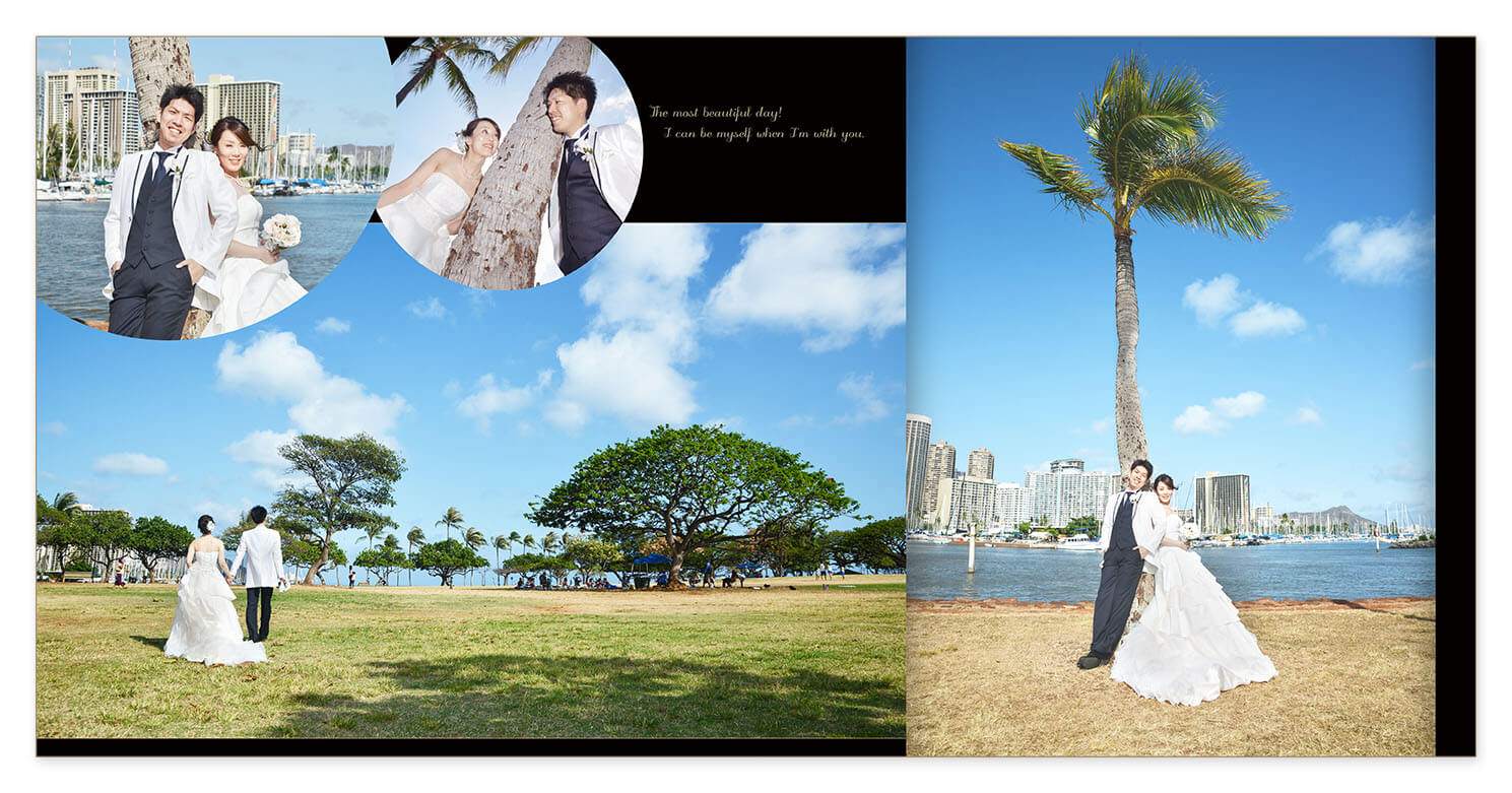 27～28ページ ハワイ・ビーチフォトウエディング