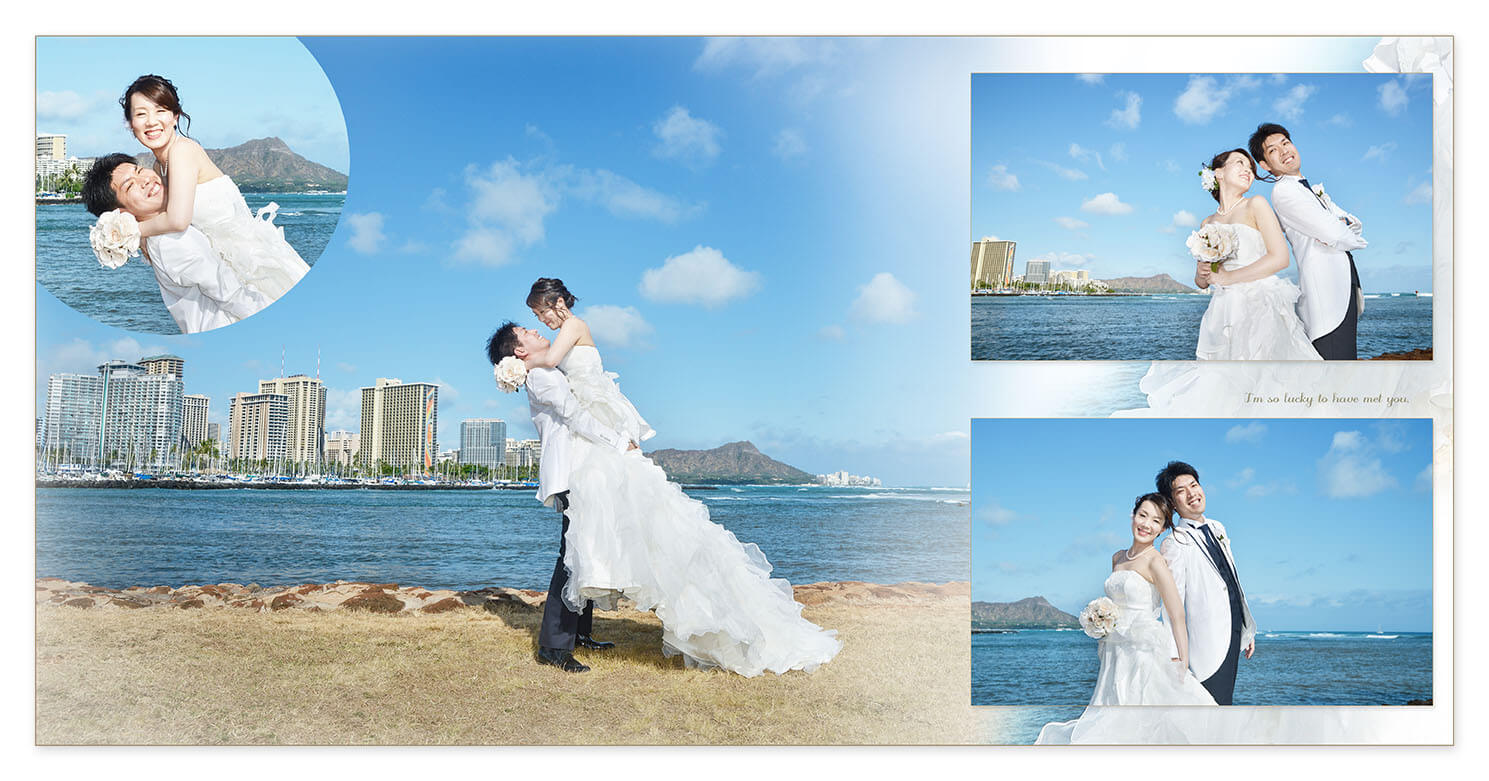 31～32ページ ハワイ・ビーチフォトウエディング