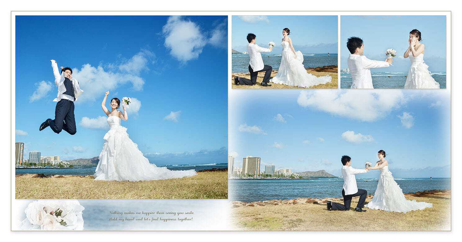 33～34ページ ハワイ・ビーチフォトウエディング