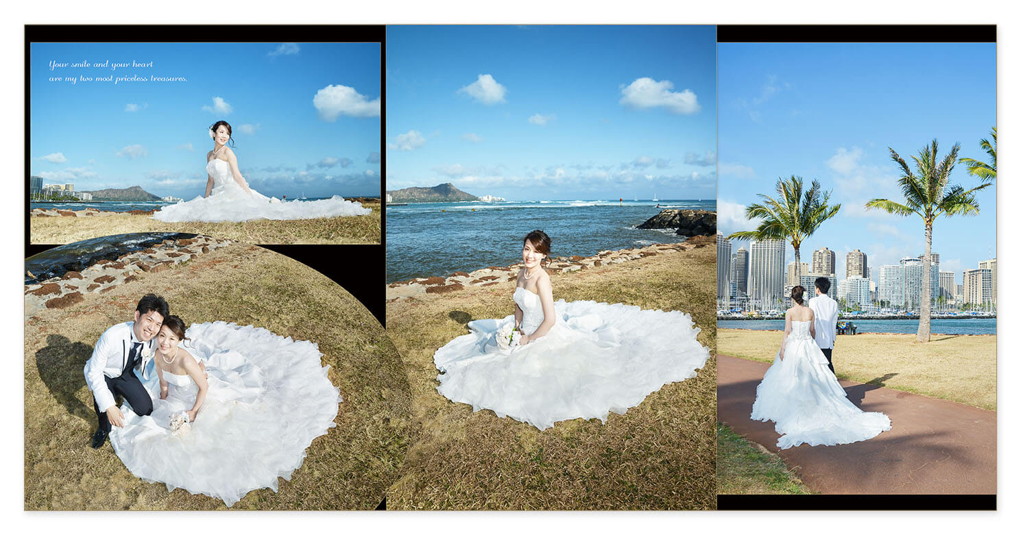 39～40ページ ハワイ・ビーチフォトウエディング