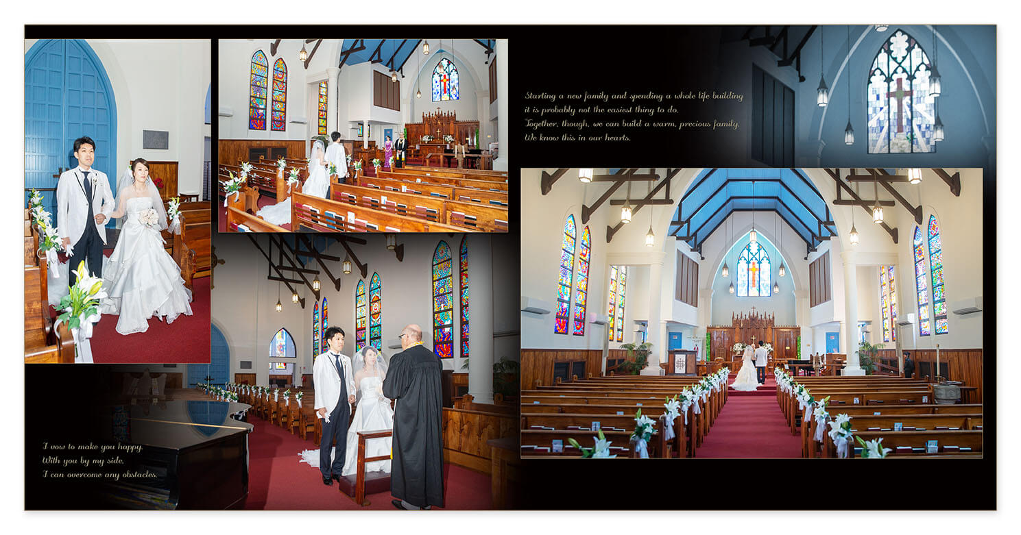 7～8ページ セント・ピータース・エピスコパル教会 結婚式アルバム