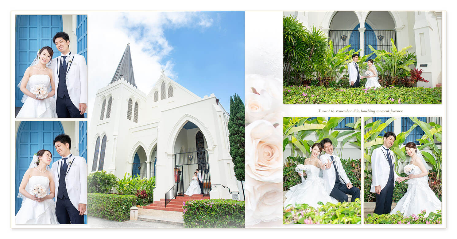 15～16ページ セント・ピータース・エピスコパル教会 結婚式アルバム