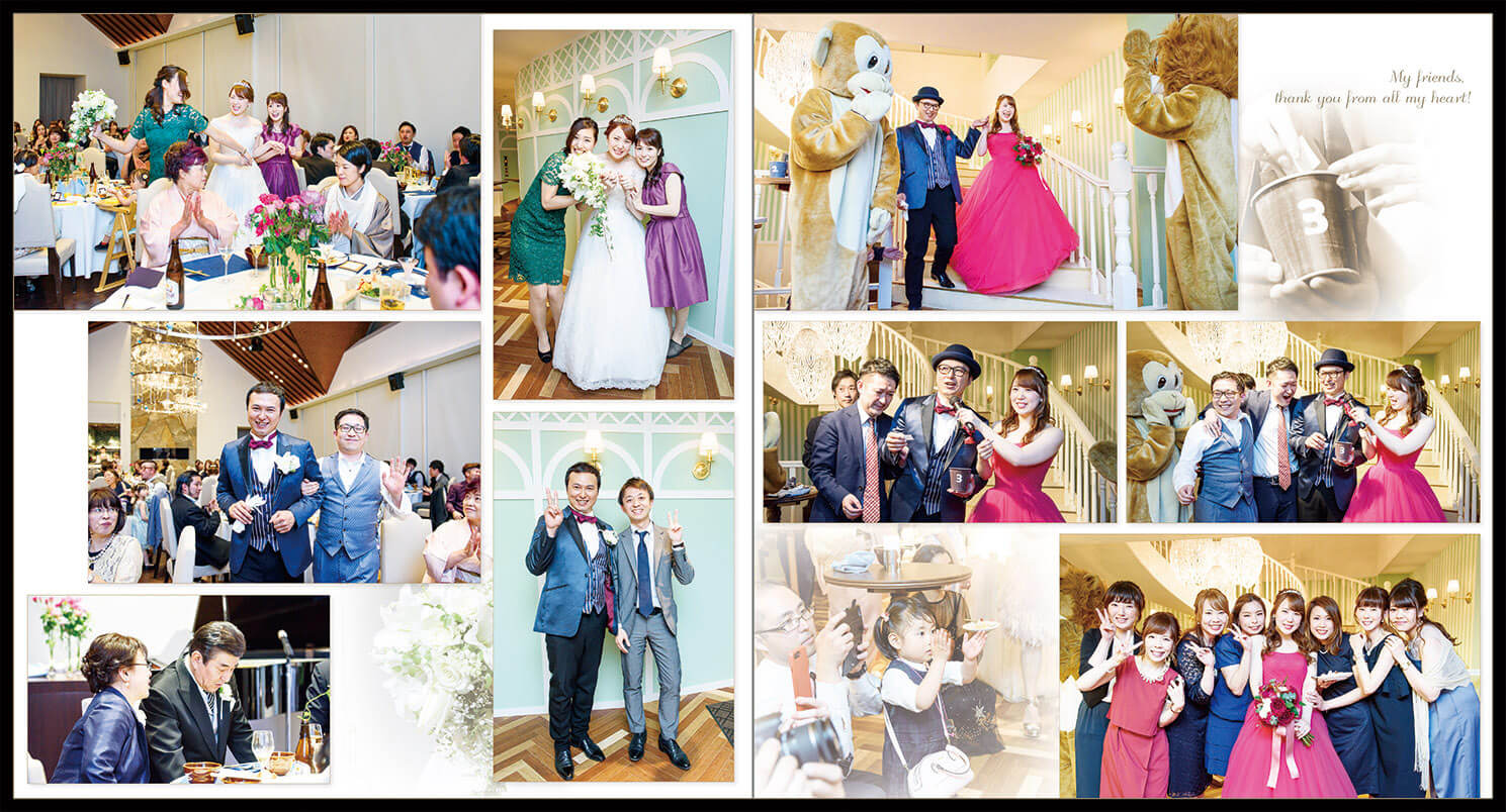 21～22ページ チャペル挙式・披露宴 結婚式アルバム