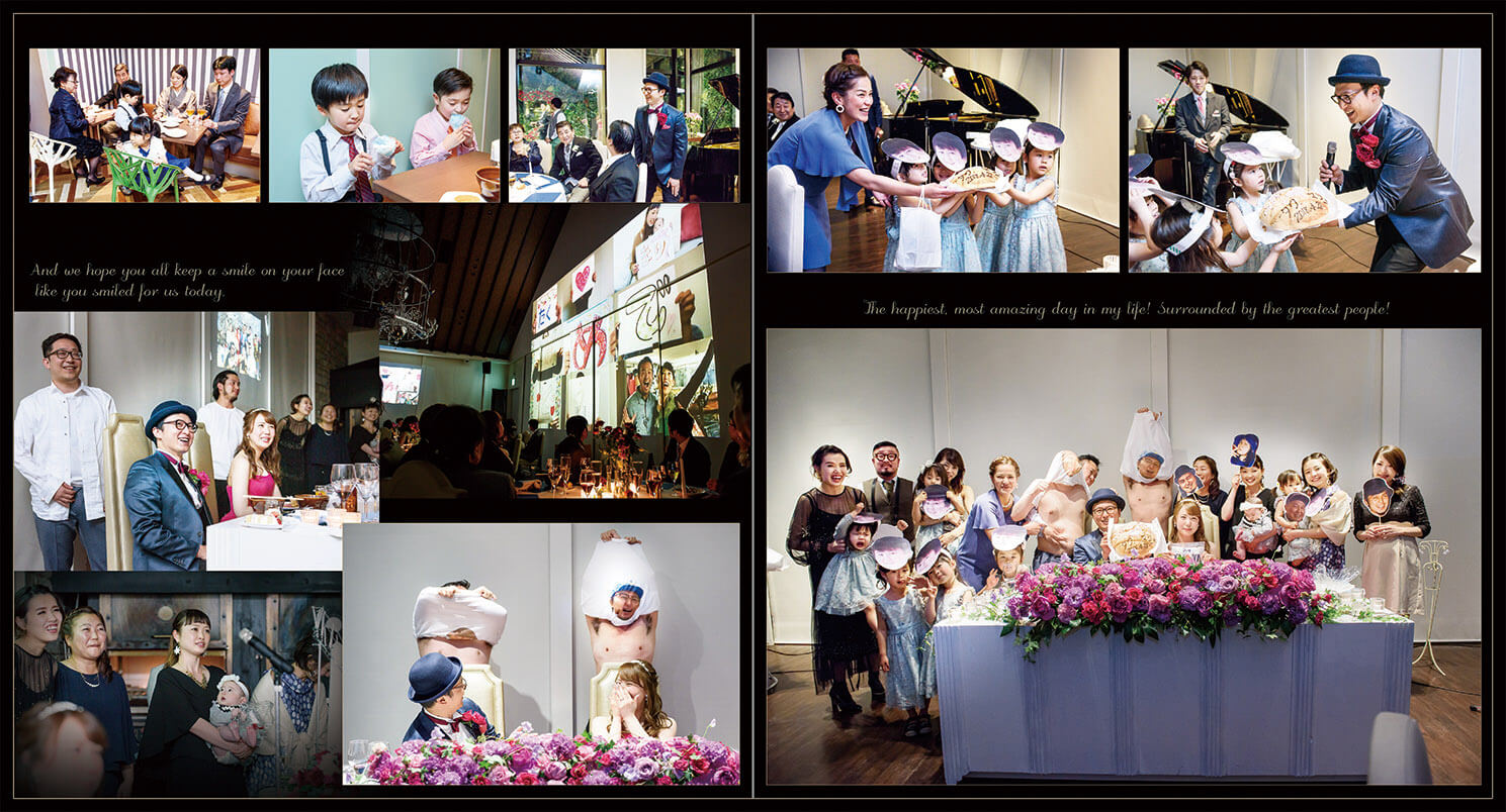 23～24ページ チャペル挙式・披露宴 結婚式アルバム