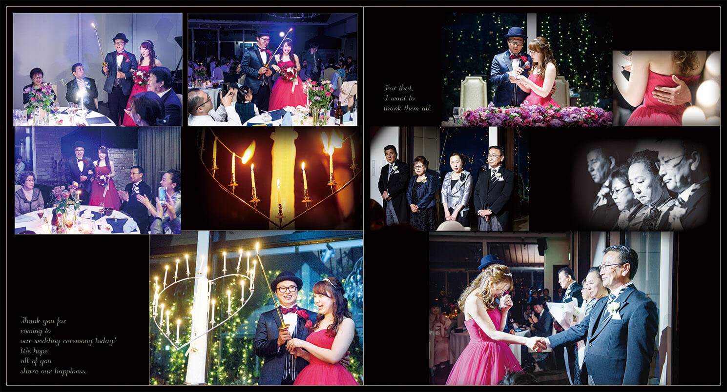 25～26ページ チャペル挙式・披露宴 結婚式アルバム