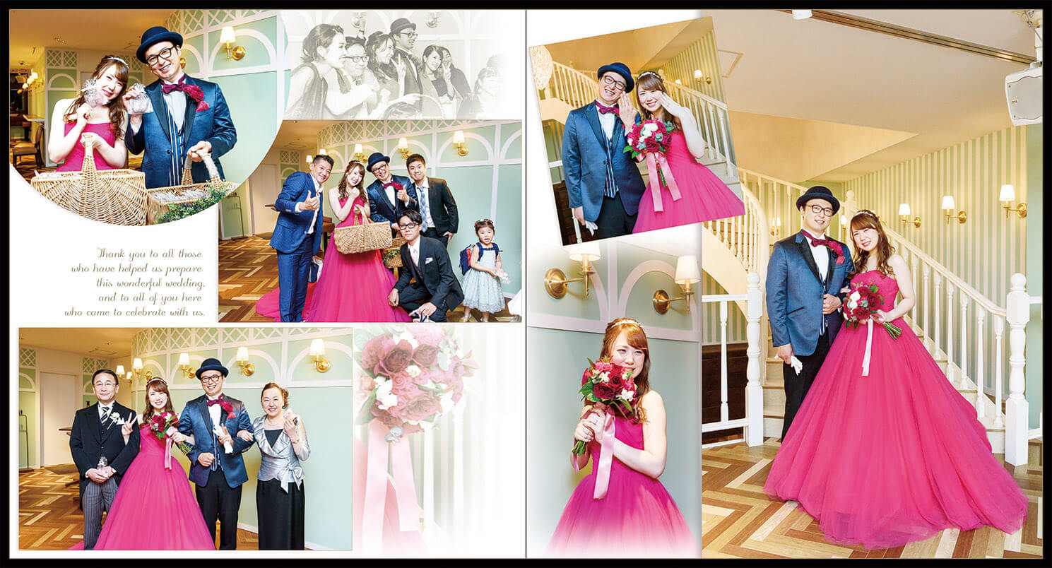 29～30ページ チャペル挙式・披露宴 結婚式アルバム