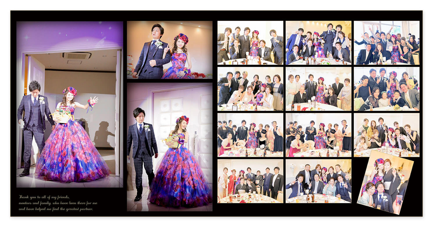 21～22ページ リバースイート京都鴨川迎賓館 結婚式アルバム