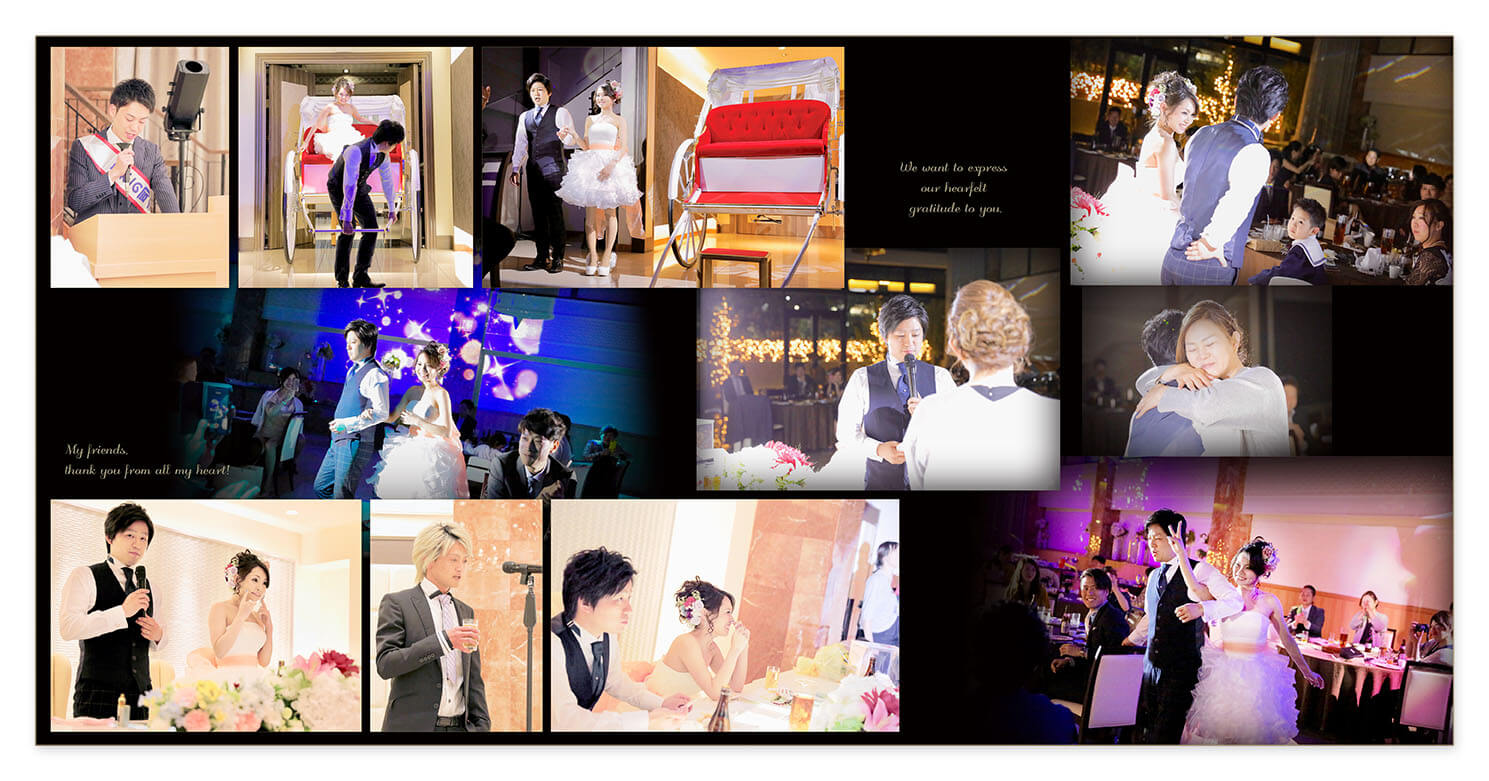 29～30ページ リバースイート京都鴨川迎賓館 結婚式アルバム