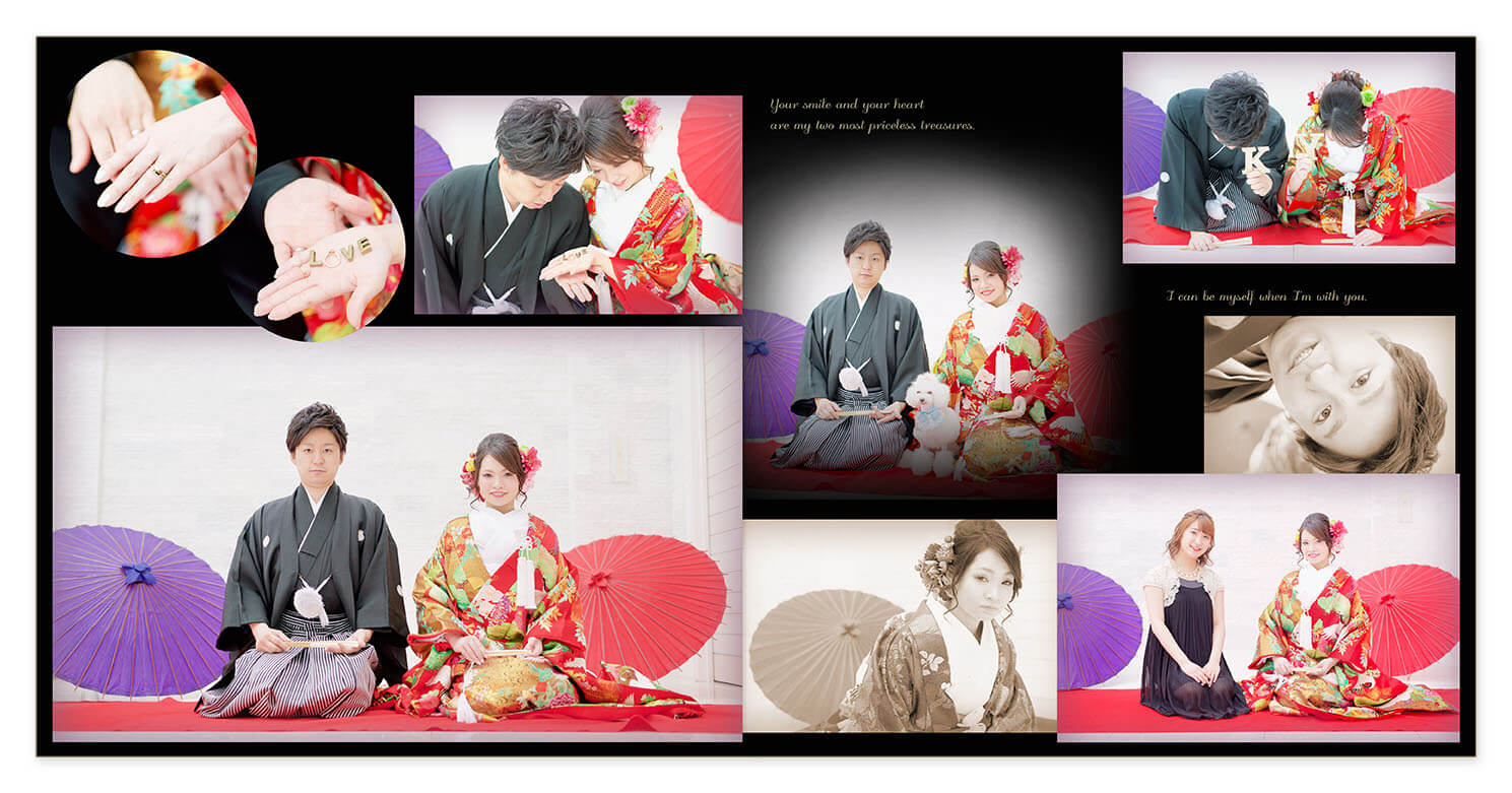 7～8ページ リバースイート京都鴨川迎賓館 結婚式アルバム