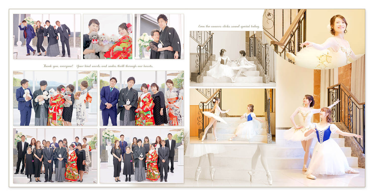 9～10ページ リバースイート京都鴨川迎賓館 結婚式アルバム