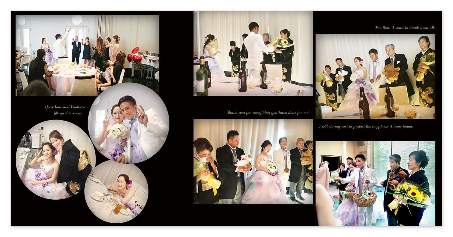 19～20ページ 大阪セントラファエロチャペル 結婚式アルバム