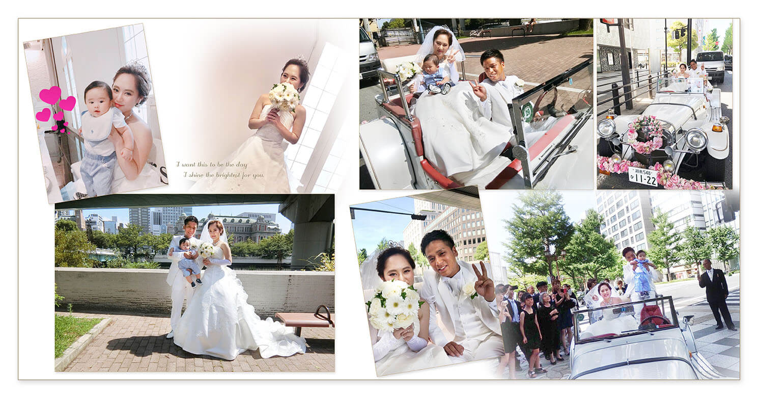 3～4ページ 大阪セントラファエロチャペル 結婚式アルバム