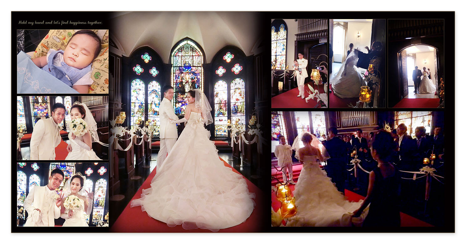 5～6ページ 大阪セントラファエロチャペル 結婚式アルバム