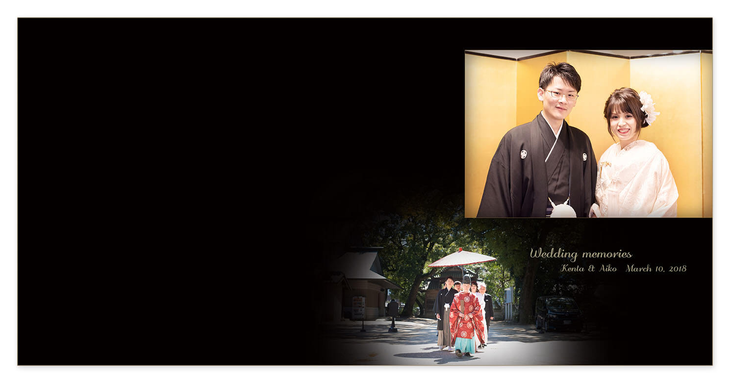 1～2ページ 神前式 結婚式アルバム