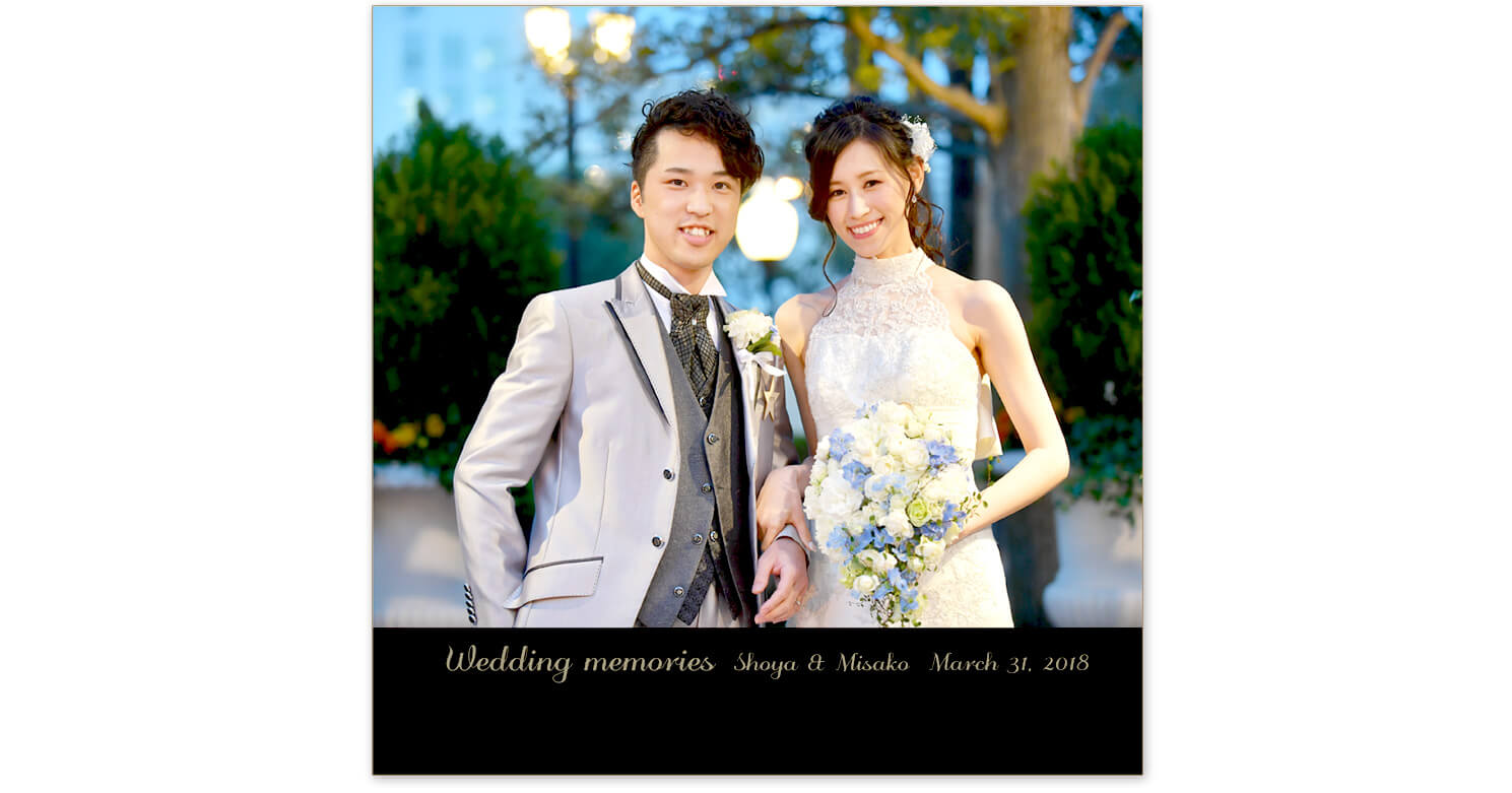 二次会 結婚アルバム 表紙