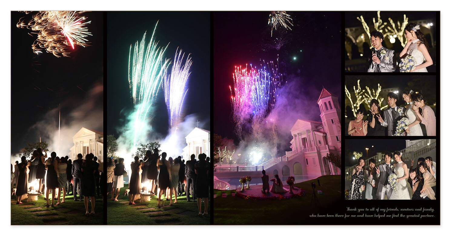 19～20ページ 二次会 結婚アルバム