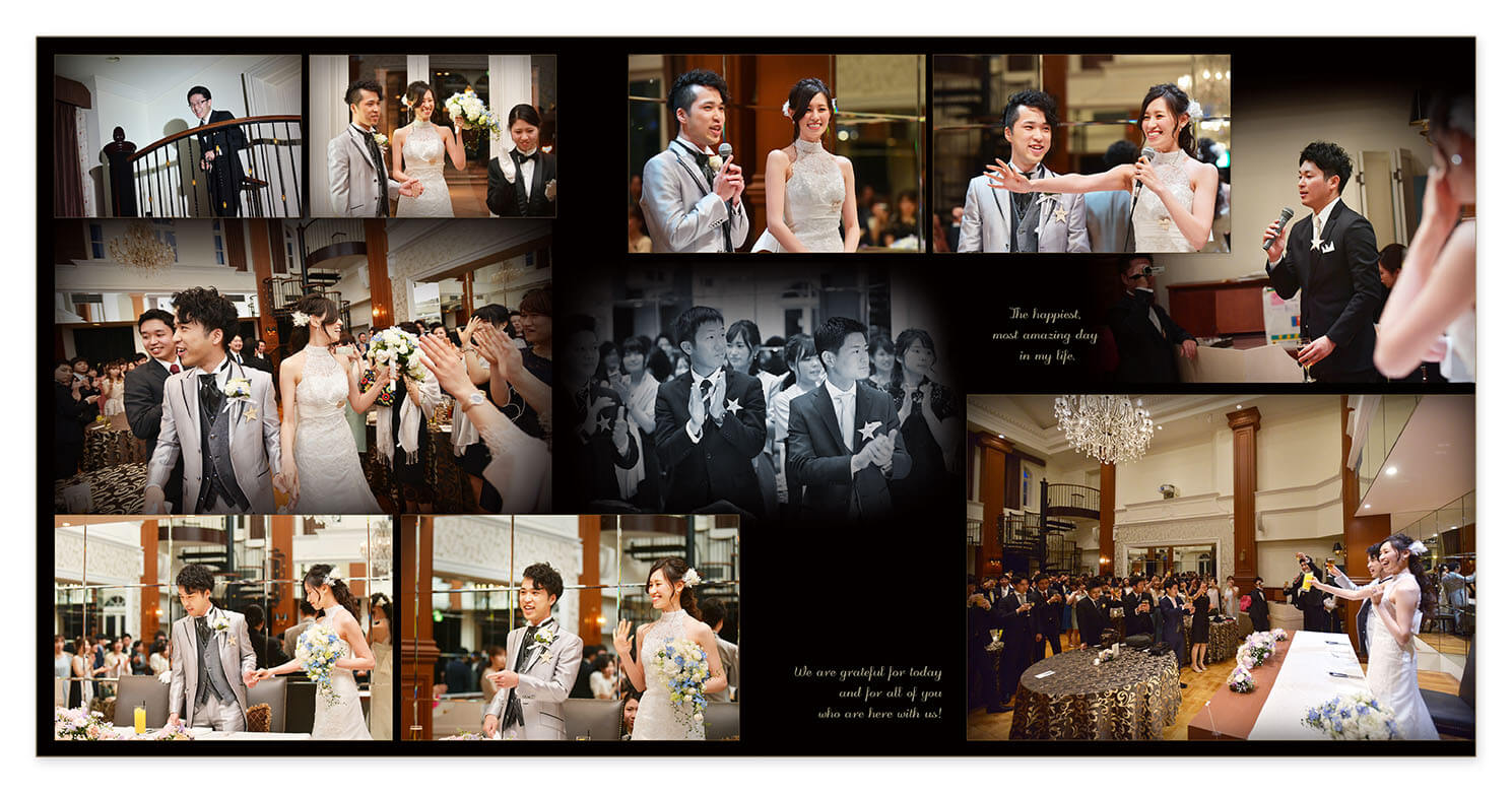 7～8ページ 二次会 結婚アルバム