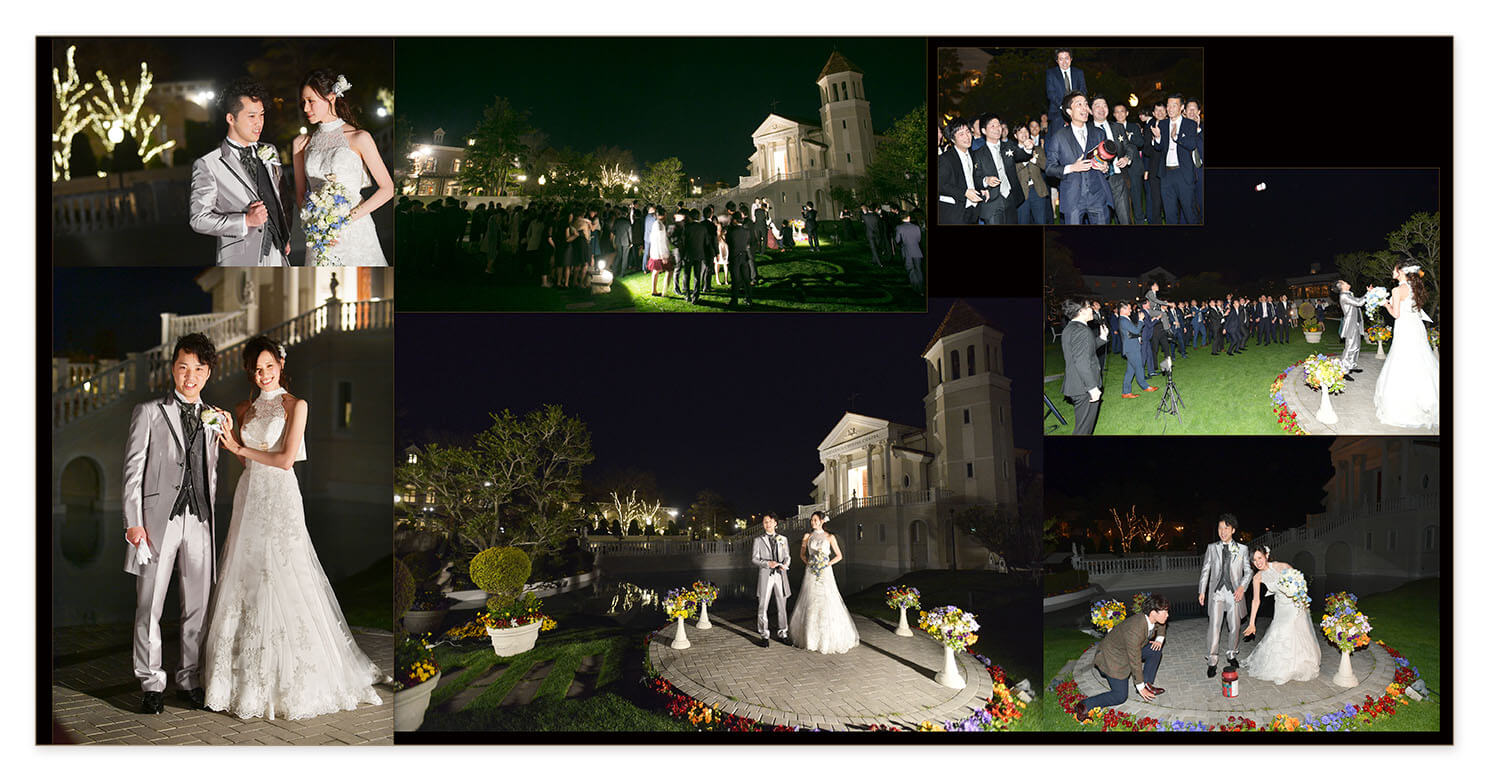 17～18ページ 二次会 結婚アルバム