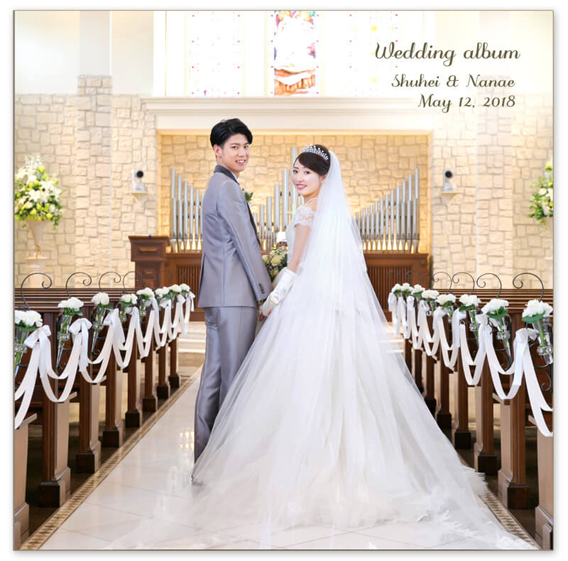 アニヴェルセル東京ベイ 結婚式アルバム 表紙