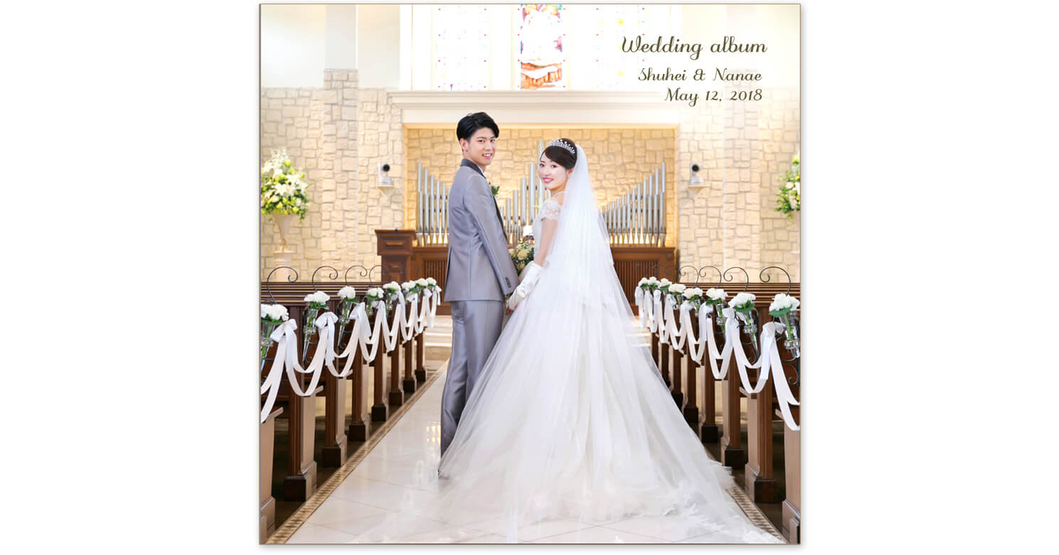 アニヴェルセル東京ベイ 結婚式アルバム 表紙