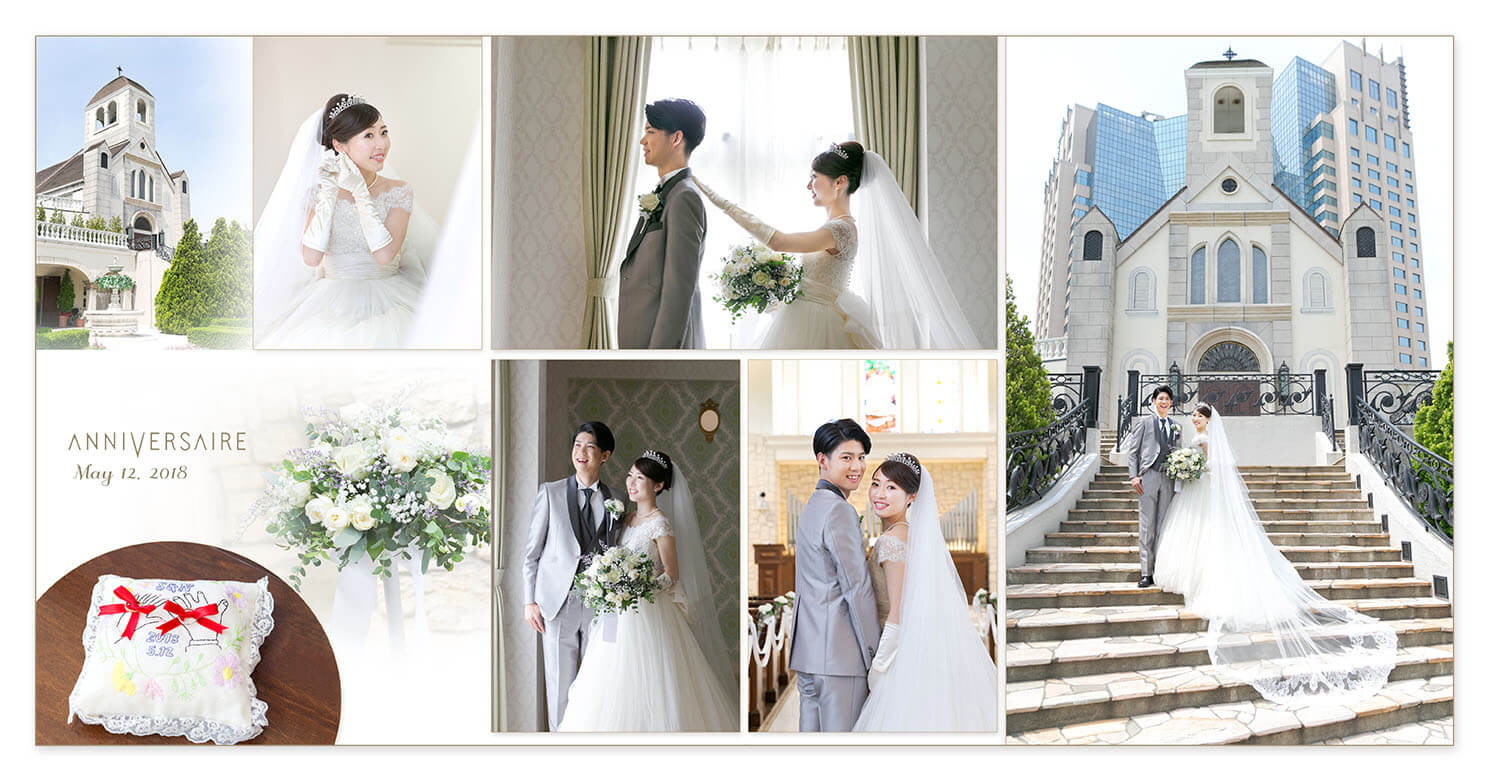13～14ページ アニヴェルセル東京ベイ 結婚式アルバム