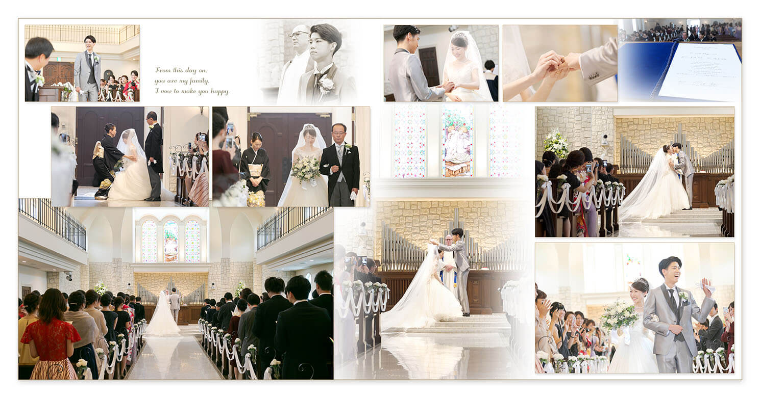 17～18ページ アニヴェルセル東京ベイ 結婚式アルバム