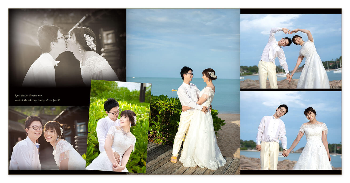 27～28ページ サムイ島 フォトウエディングアルバム