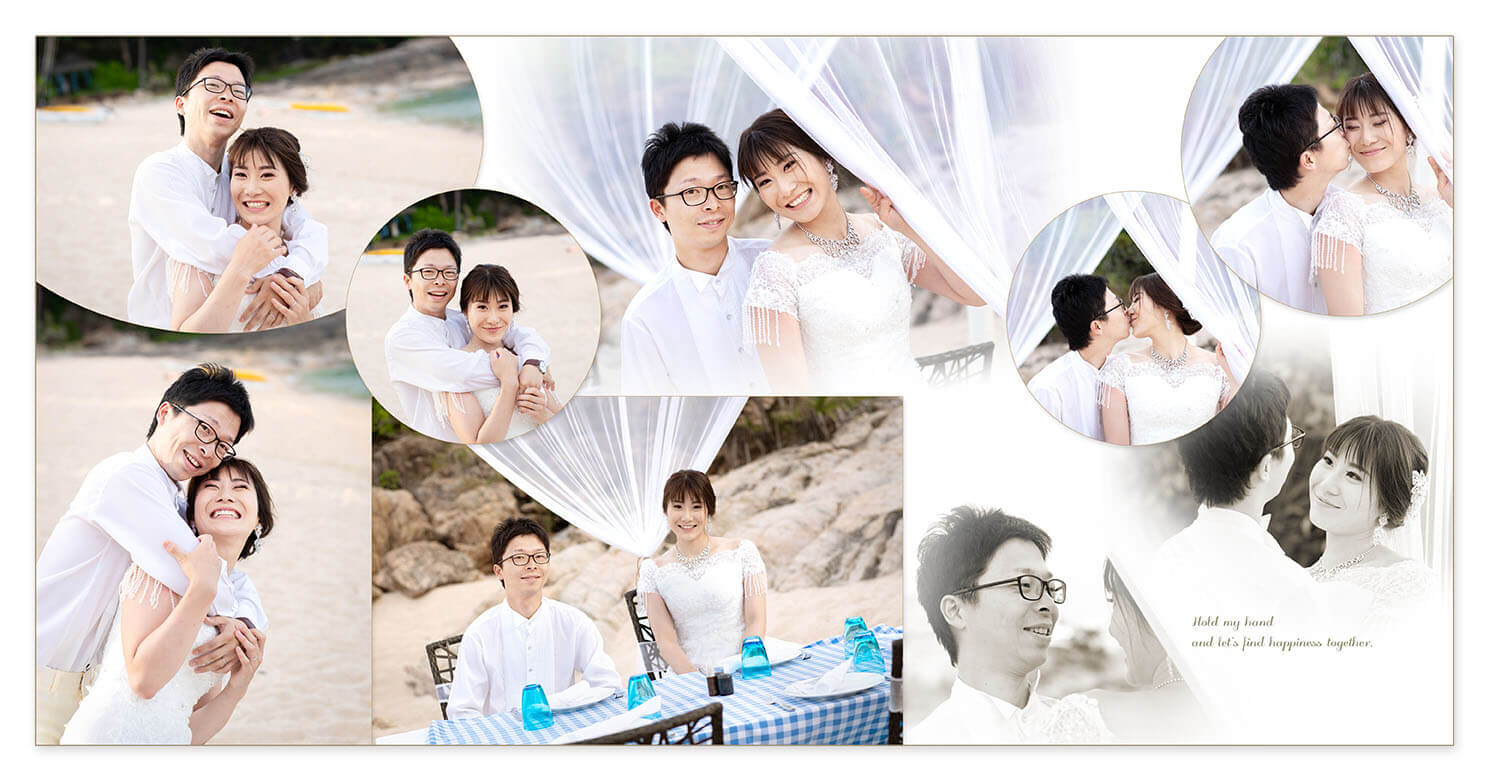 33～34ページ サムイ島 フォトウエディングアルバム