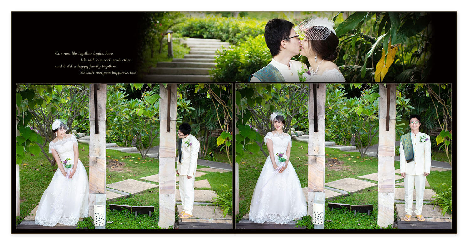 41～42ページ サムイ島 フォトウエディングアルバム